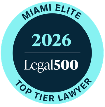 The Legal 500, Miami Elite 2026: Top Tier Lawyer